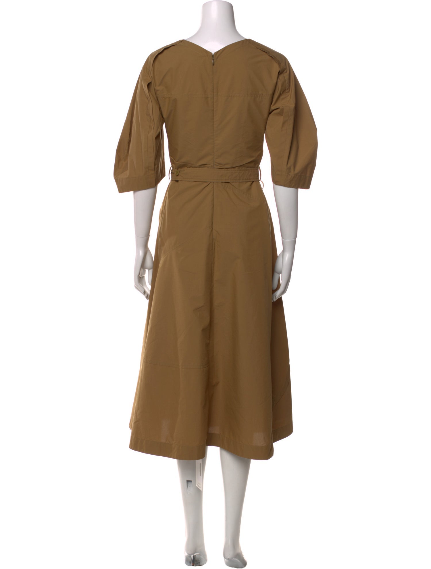 3.1 Phillip Lim V-Neck Midi Length Dress